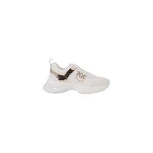 PINKO White Leather Women's Sneakers